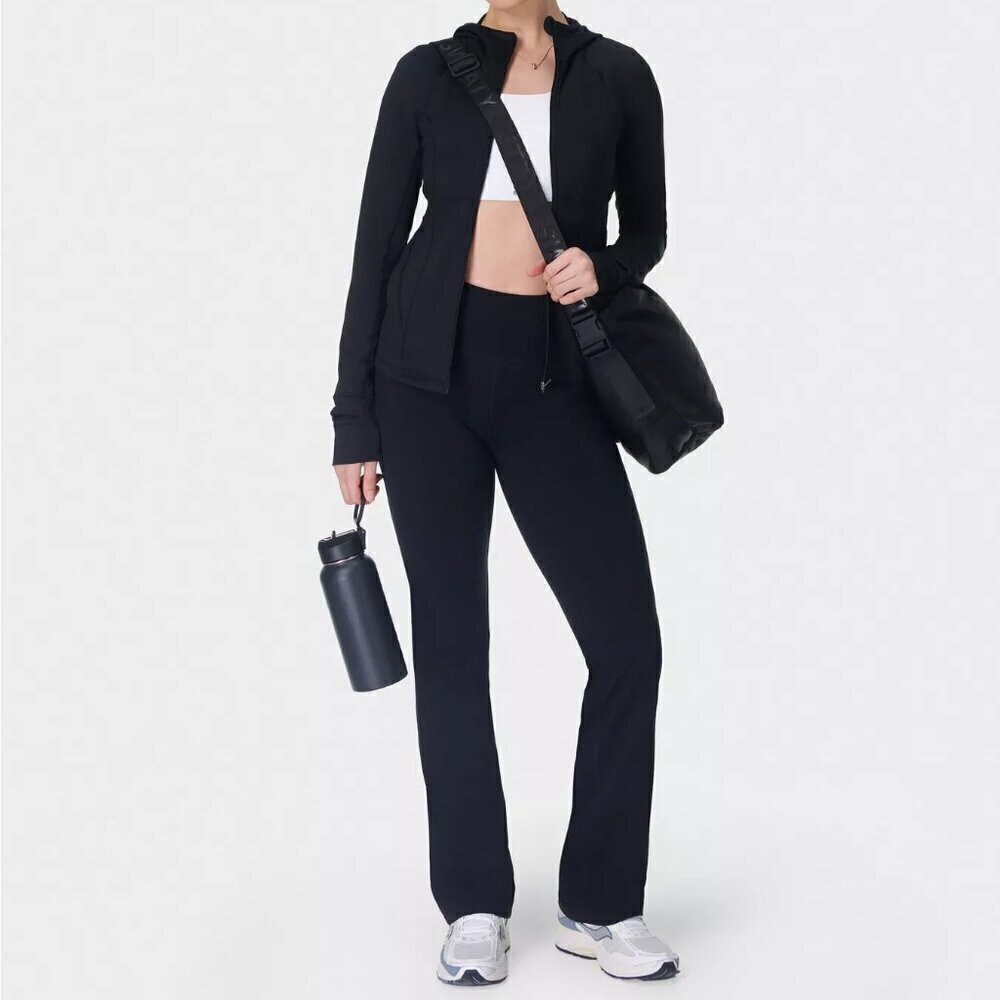 Sweaty Betty Power 30" Bootcut workout trousers leggings black pants new X-Small